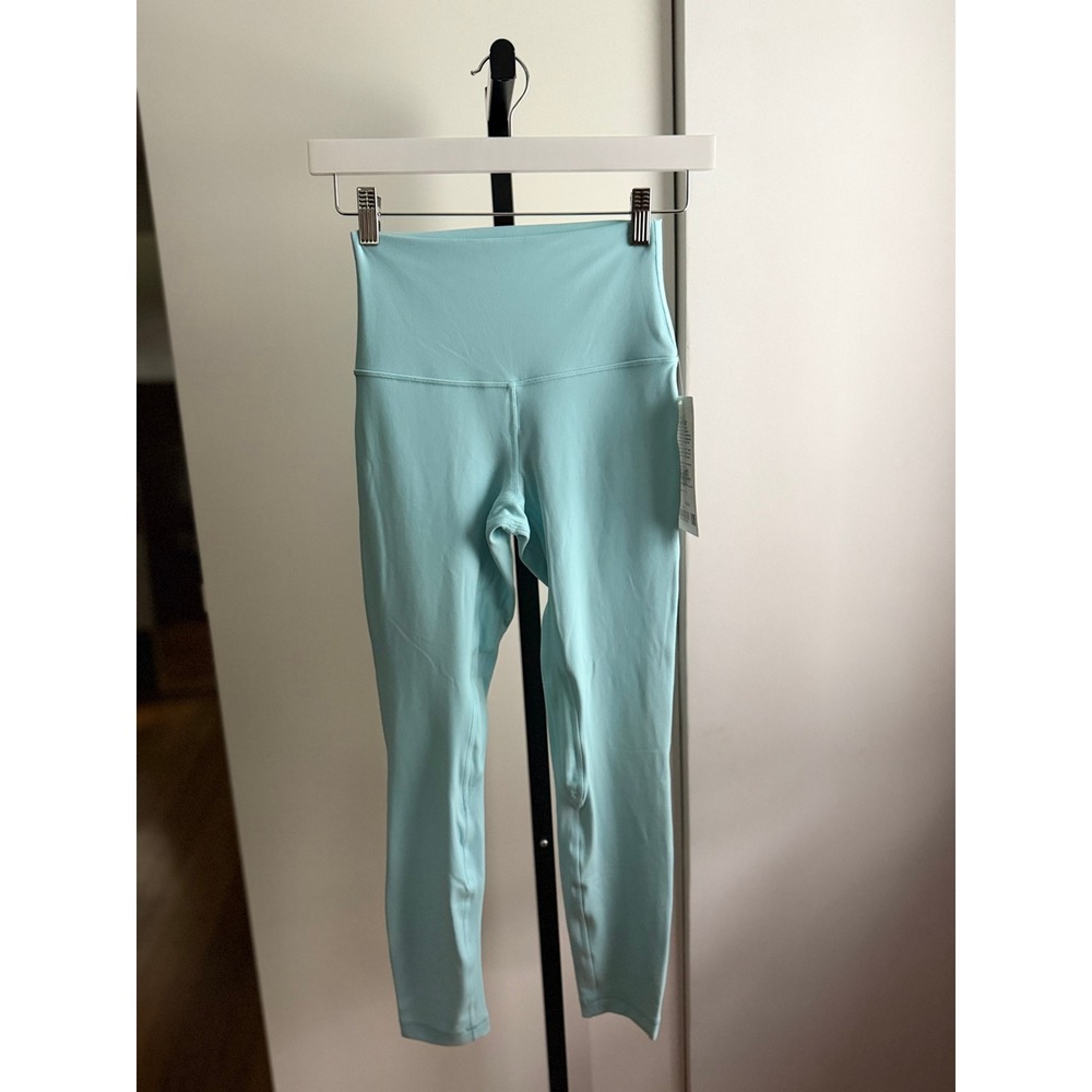 NWT Lululemon Align High-Rise Pant 25" - Size 4 - Cyan Blue